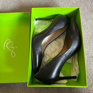 Sam Edelman Hazel Pointed Toe Pump - Black Leather (9)